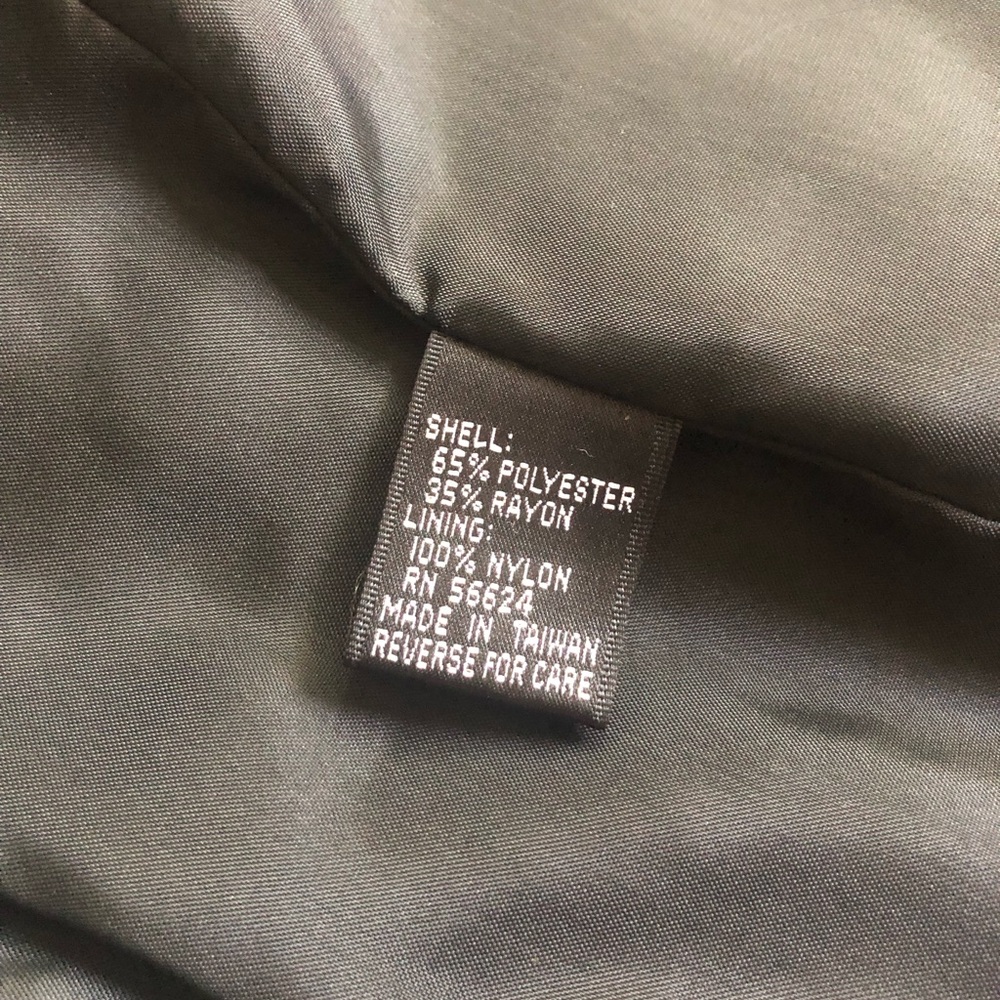 Gray Double-Breasted Blazer with Pinstripes - Picture 8 of 9